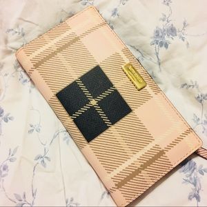Kate Spade women purse wallet checked